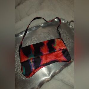 Multi color shoulder bag